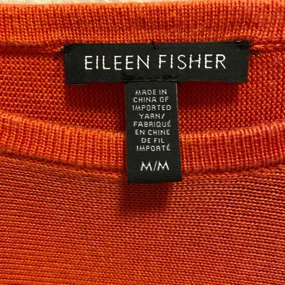 Eileen Fisher Short Sleeve Silk Blend Knit T-Shirt Size M - Picture 2 of 6